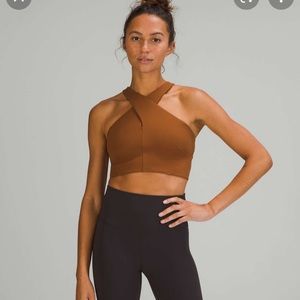 Lululemon nulu wrap front longline bra